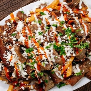 Loaded Fries with Gyro